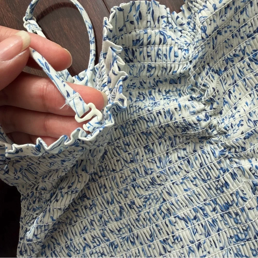 H&M Women's Floral Dress Size S Removable Straps Romantic, Spring, Cottage Core - Picture 5 of 8